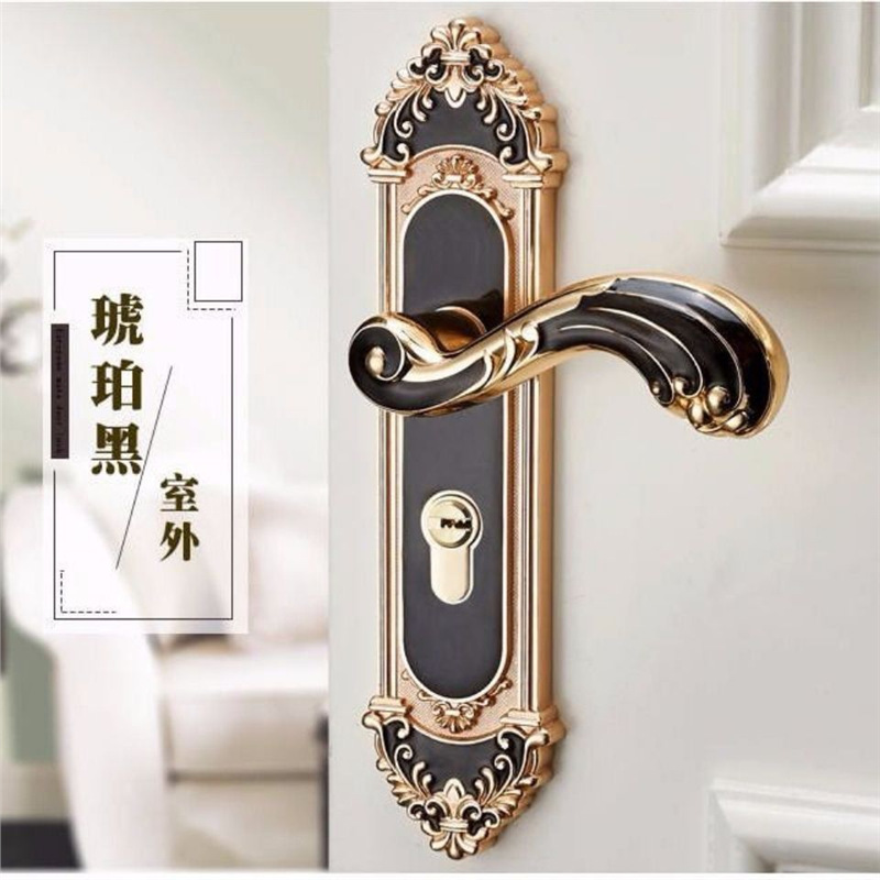 Furniture Hardware Lock - European Style Mute Room Door Lock