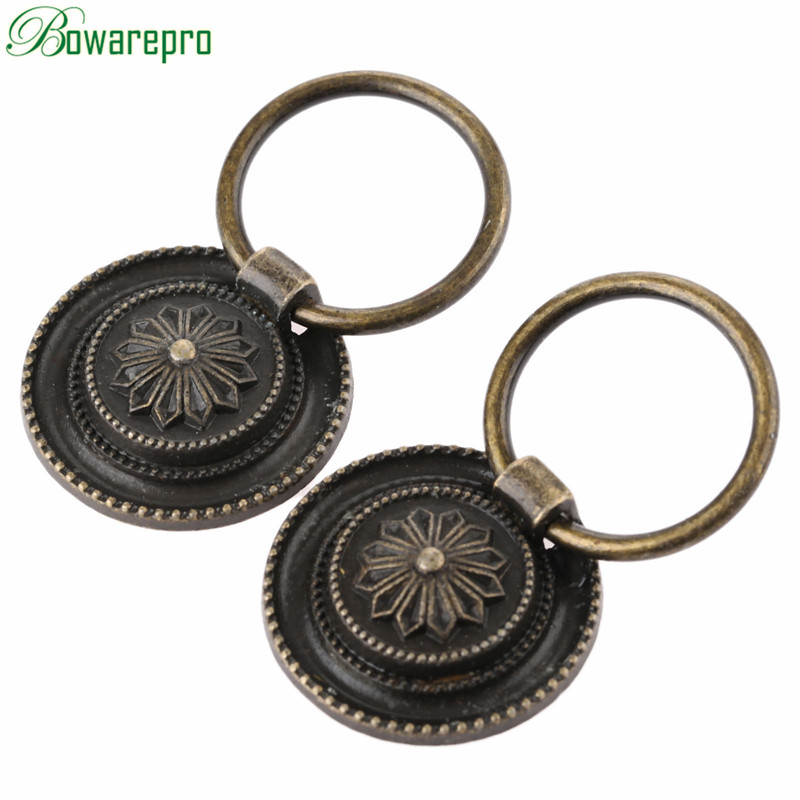 Drawer Pull Gold - 2Pcs 30mm Diameter Cabinet Drawer Handles