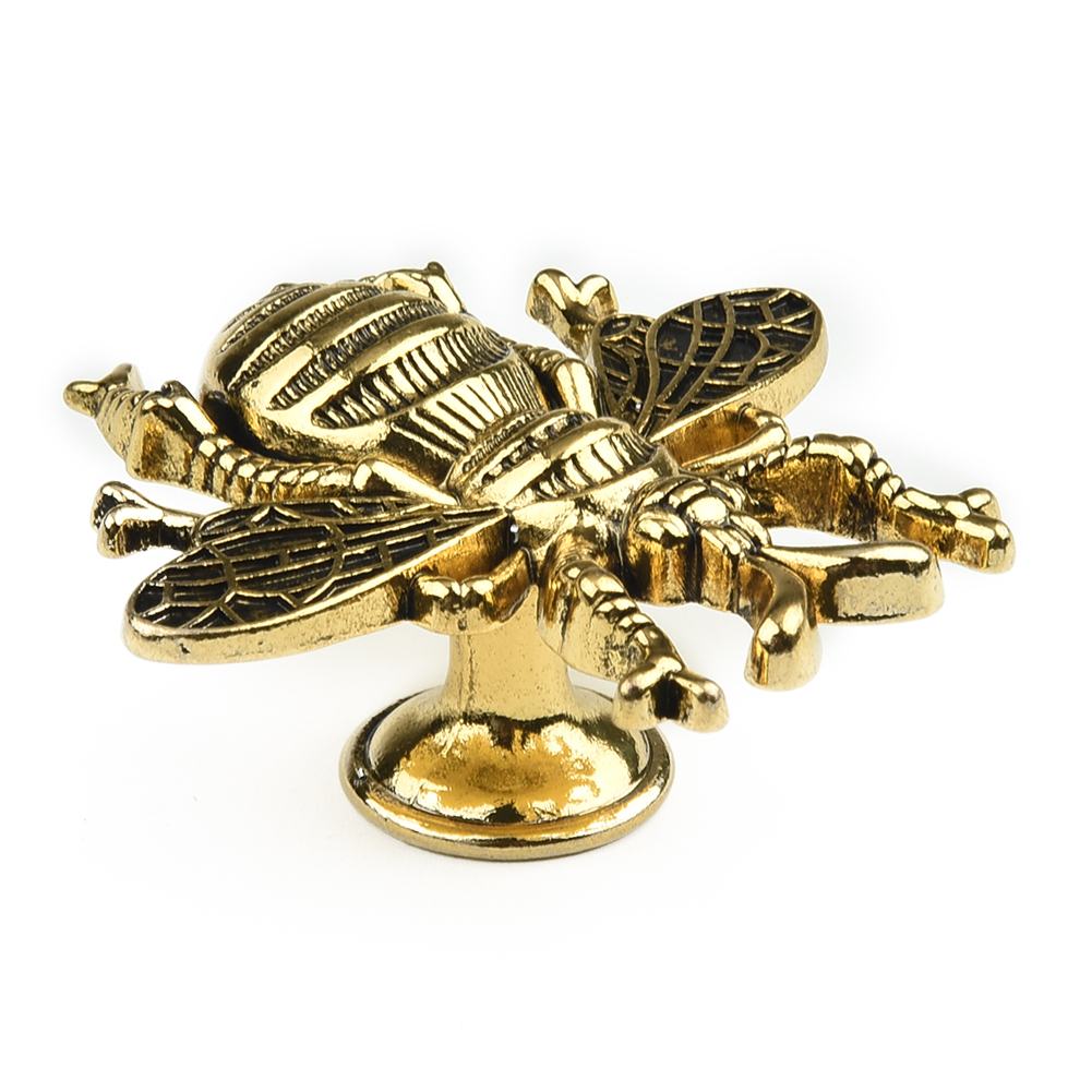 Drawer Pull Gold - Retro Cupboard Drawer Pulls Bee Shape