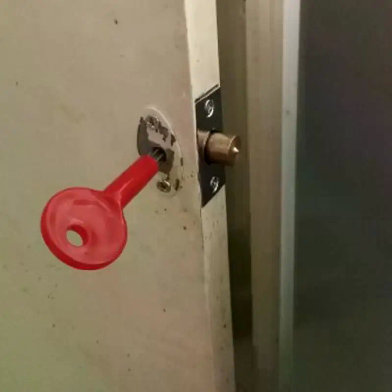 Furniture Hardware Lock - Stainless Steel Pipe Lock Invisible Mortise