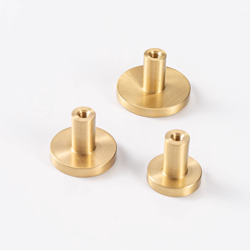 Round Brass Kitchen Cabinet Dr - Drawer Pull Gold recension och pris