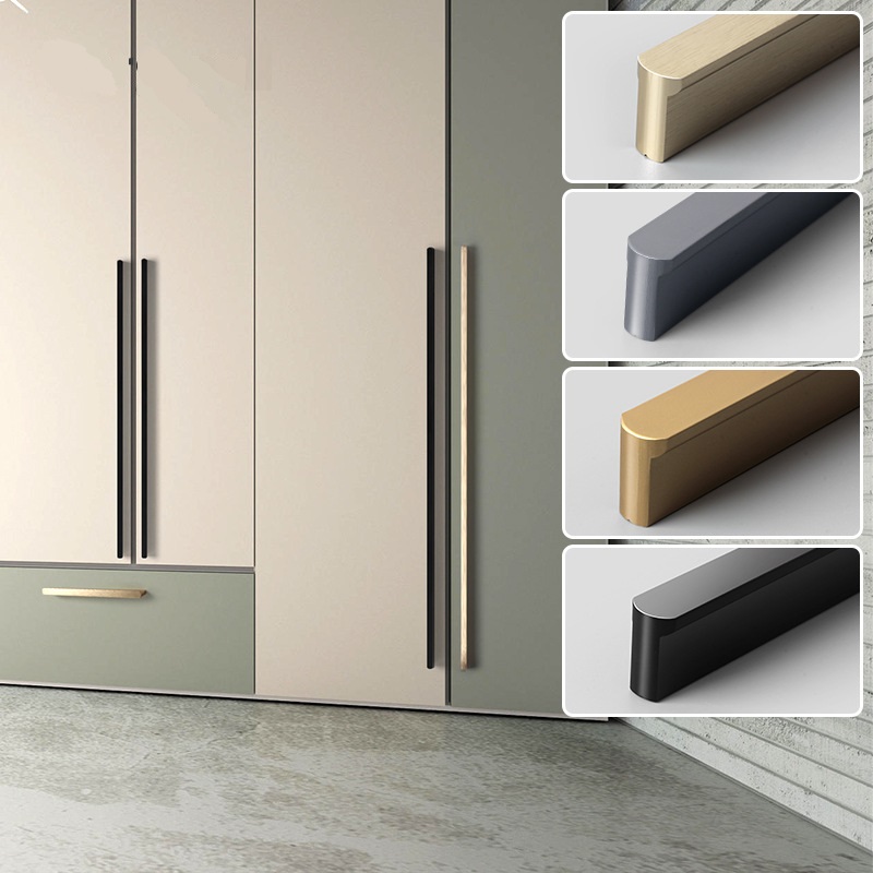 80-600mm Cabinet Door Rounded  - Drawer Pull Gold recension och pris