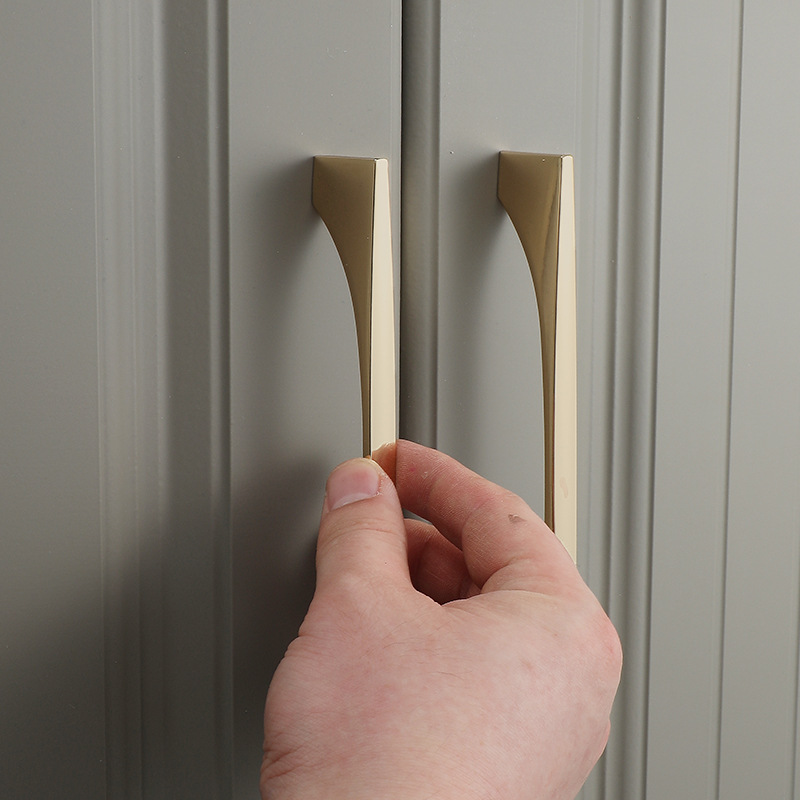 Zinc Alloy Bright Gold Kitchen - Drawer Pull Gold recension och pris