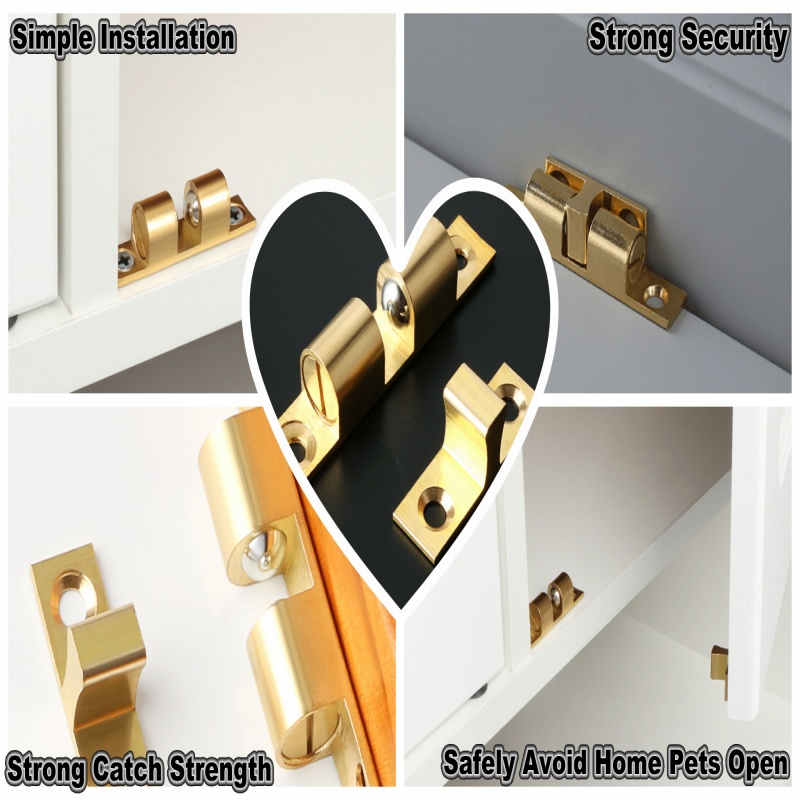 3/6pcs Cabinet Closet Door Bal - Furniture Hardware Lock recension och pris