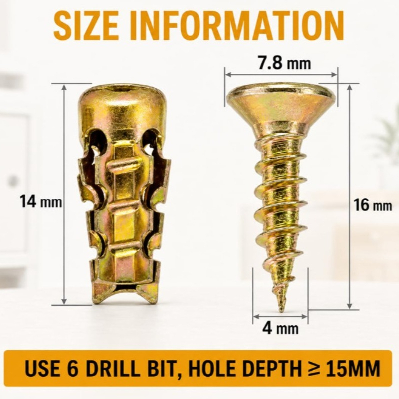 Short Expansion Screw Set Cabi - Furniture Hardware In China recension och pris