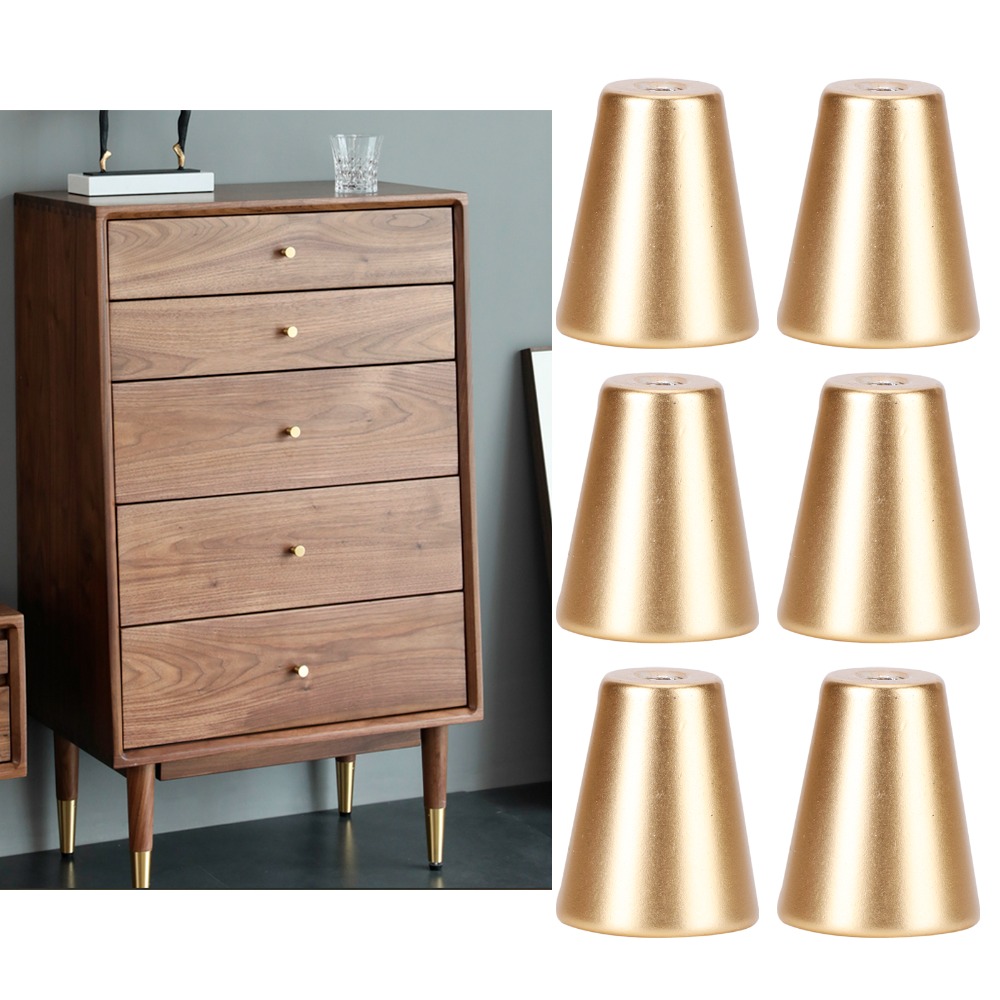 6pcs Modern Gold Cabinet Handl - Drawer Pull Gold recension och pris