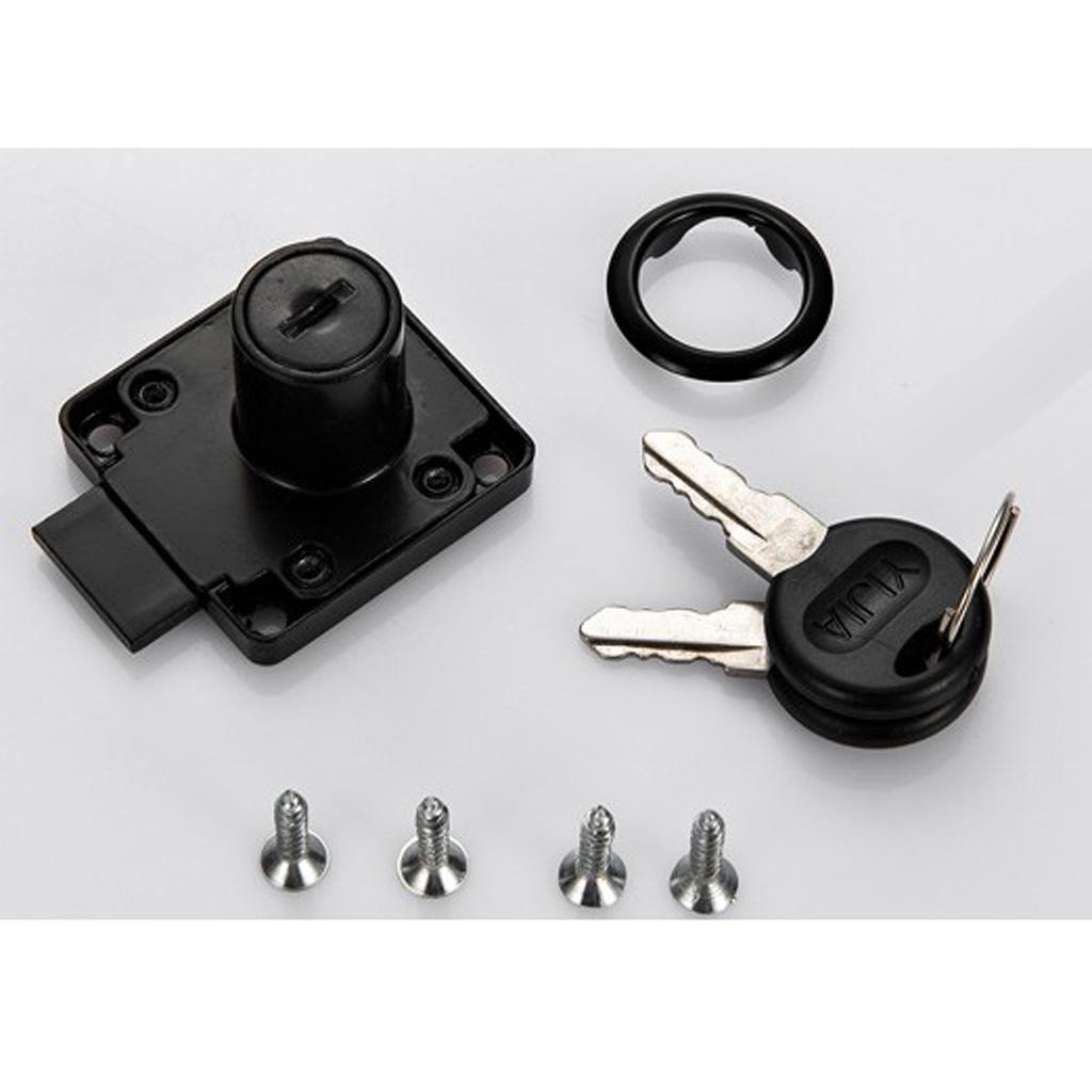 2x Drawer Locks with 2 Lock Ke - Furniture Hardware Lock recension och pris