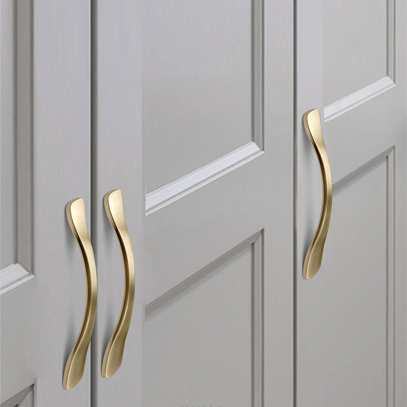 Gold Furniture Handles Aluminu - Drawer Pull Gold recension och pris