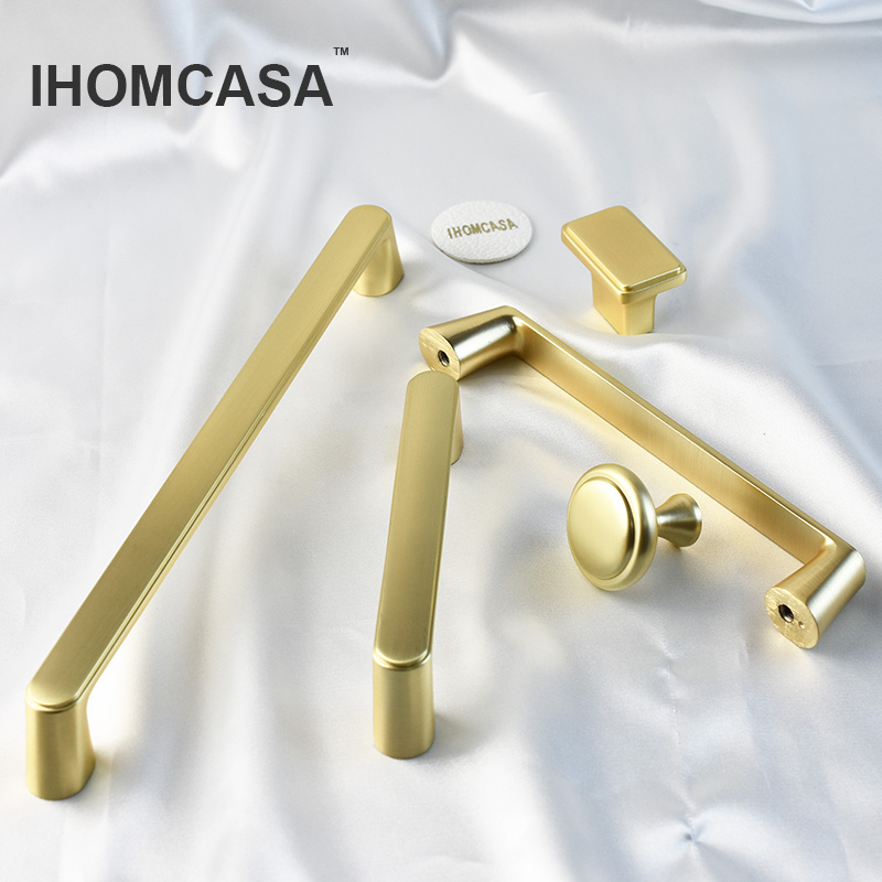 IHOMCASA Gold Kitchen Cabinet  - Drawer Pull Gold recension och pris