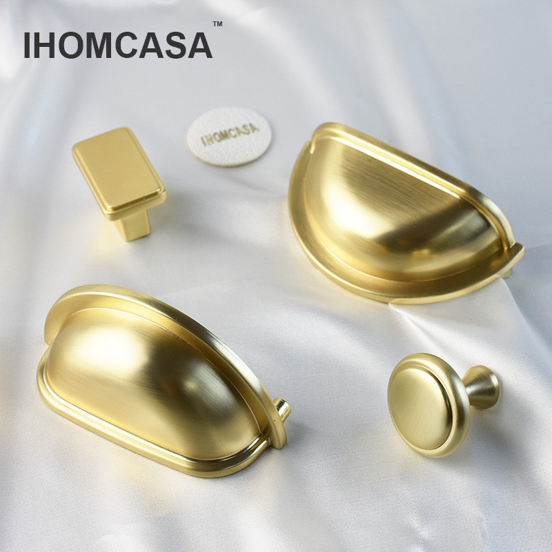 IHOMCASA Gold Kitchen Cabinet  - Drawer Pull Gold recension och pris