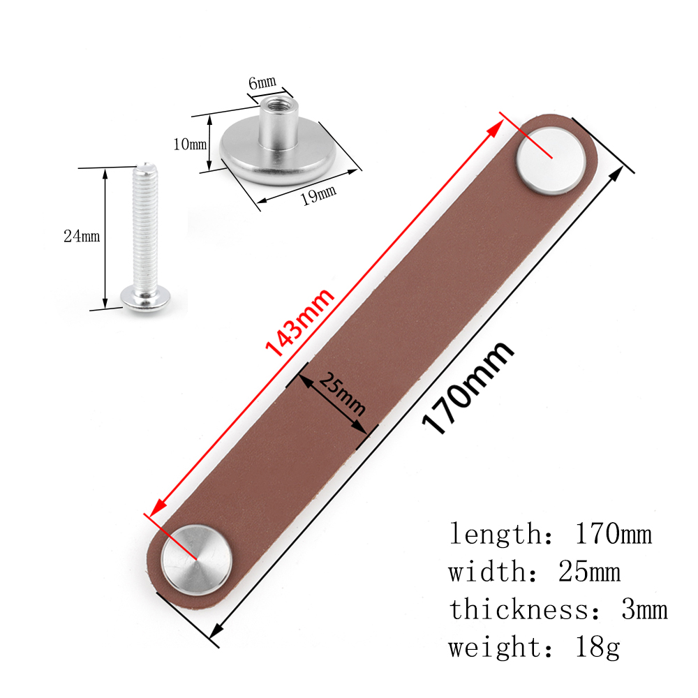 Leather Knobs Cabinet Wardrobe - Furniture Hardware In China recension och pris