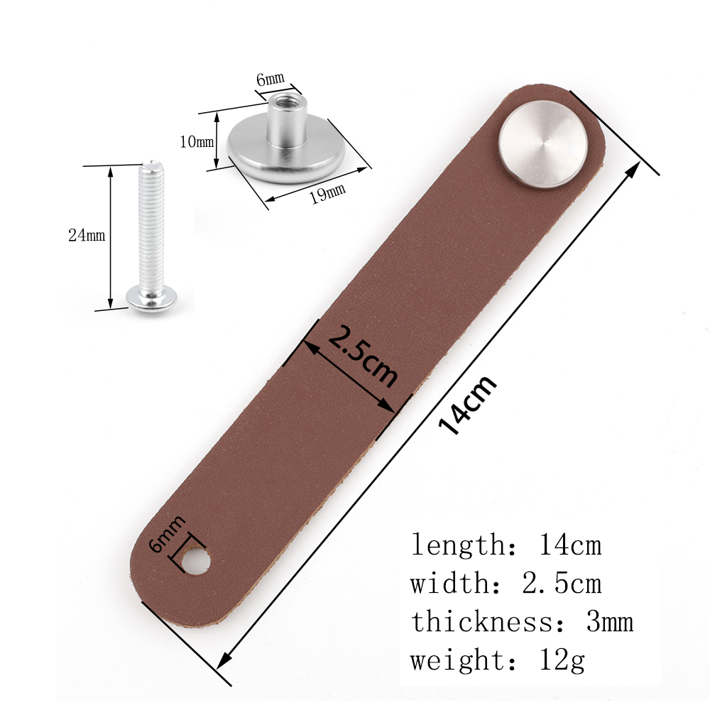 Leather Knobs Cabinet Wardrobe - Furniture Hardware In China recension och pris