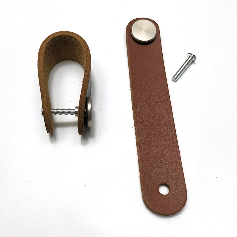 Leather Knobs Cabinet Wardrobe - Furniture Hardware In China recension och pris