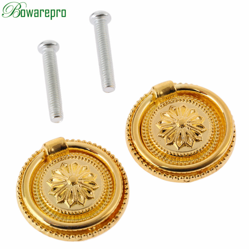 2Pcs 30mm Diameter Cabinet Dra - Drawer Pull Gold recension och pris