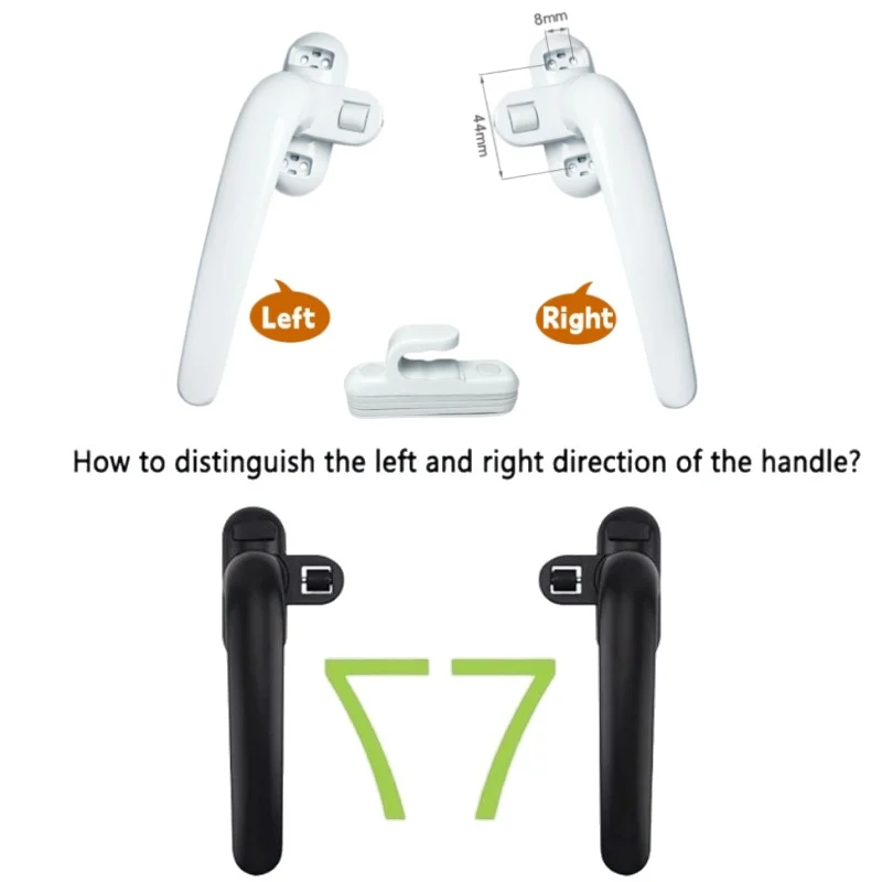 Universal Casement Window Hand - Furniture Hardware Lock recension och pris