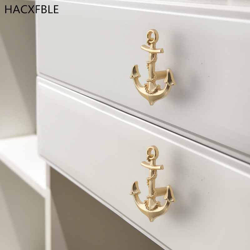 Navigation Decoration Ship Anc - Drawer Pull Gold recension och pris