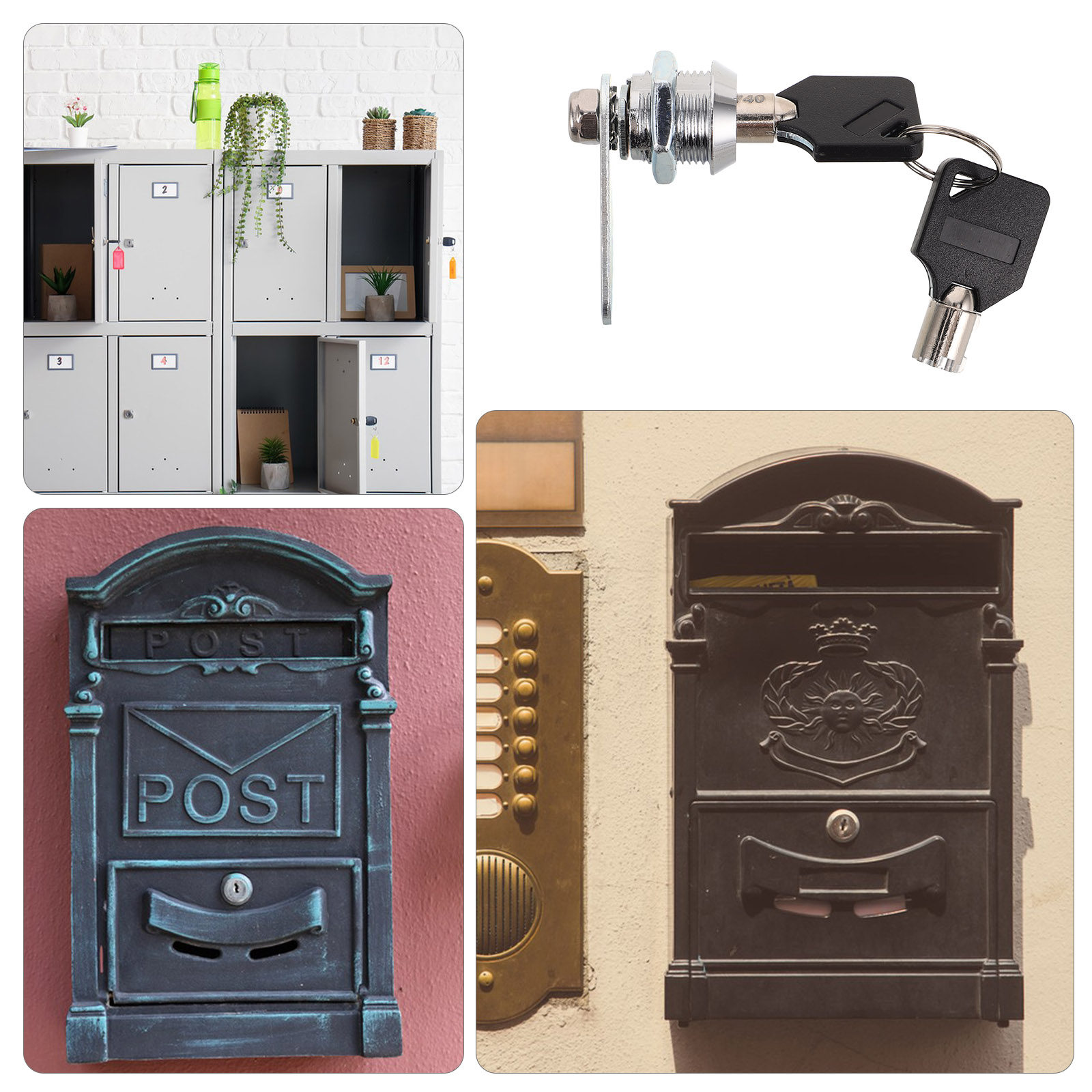 1Set Zinc Alloy Cam Locks Cyli - Furniture Hardware Lock recension och pris