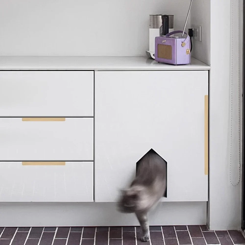 Hidden Furniture Handles Matte - Drawer Pull Gold recension och pris